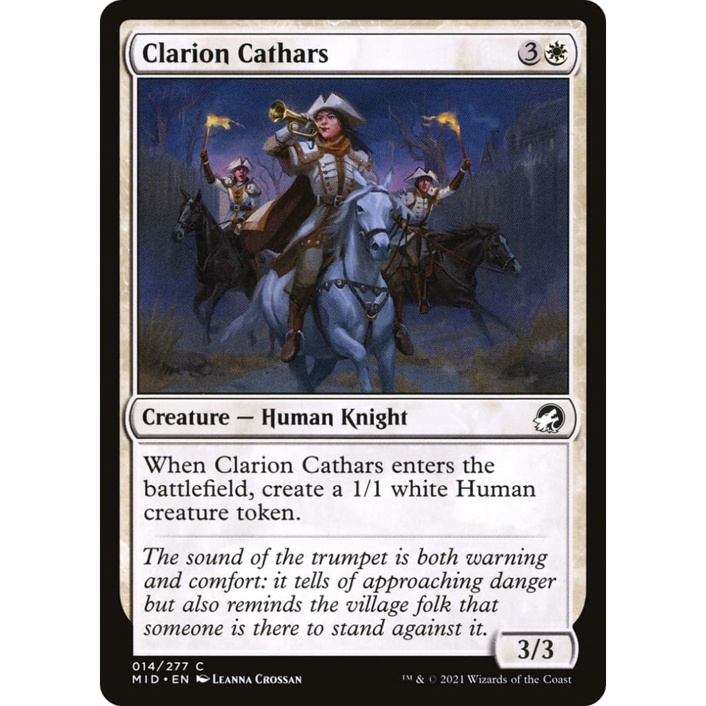 Clarion Cathars (MID-014) - Single