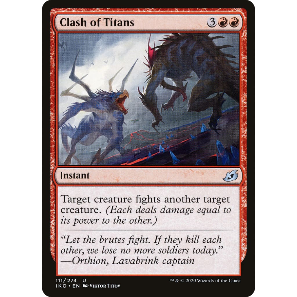 Clash of Titans (IKO-111) - Single