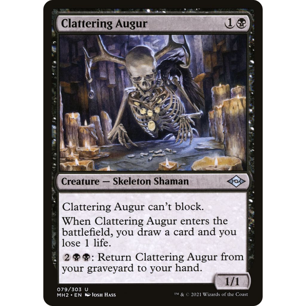 Clattering Augur (MH2-079) Foil - Single