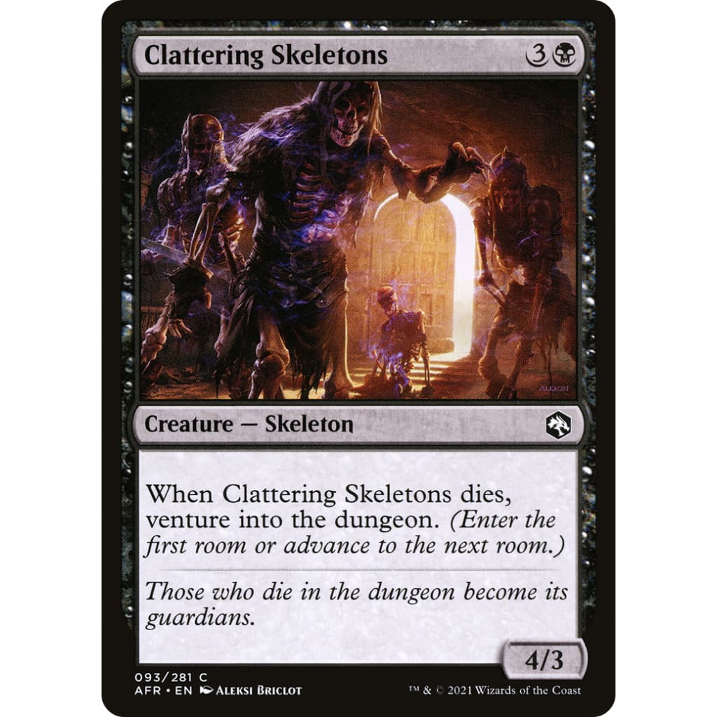 Clattering Skeletons (AFR-093) Foil - Single