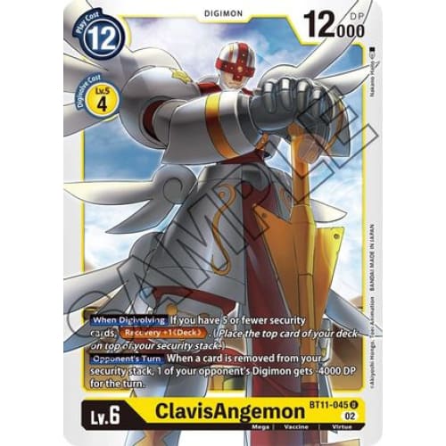 ClavisAngemon - BT11-045 - Uncommon Foil - Single
