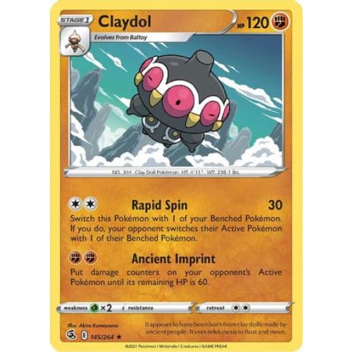 Claydol (145/264) Rare Classic - Single