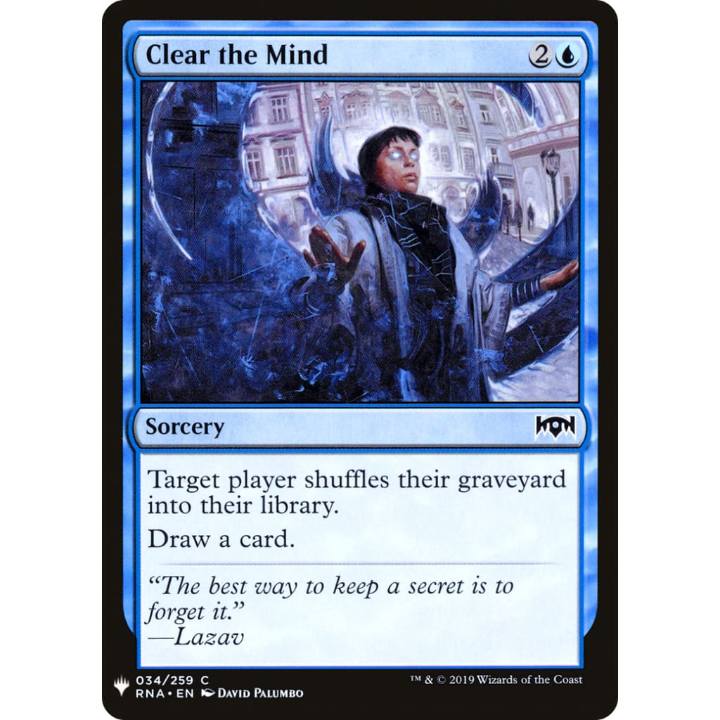 Clear the Mind (PLST-RNA-34) - Single
