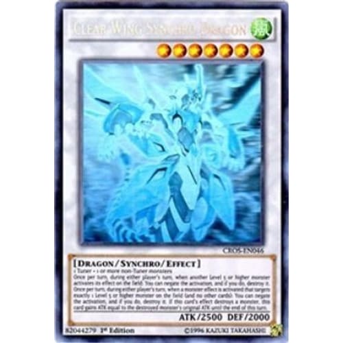 Clear Wing Synchro Dragon (Ghost Rare) (CROS-EN046) Ghost