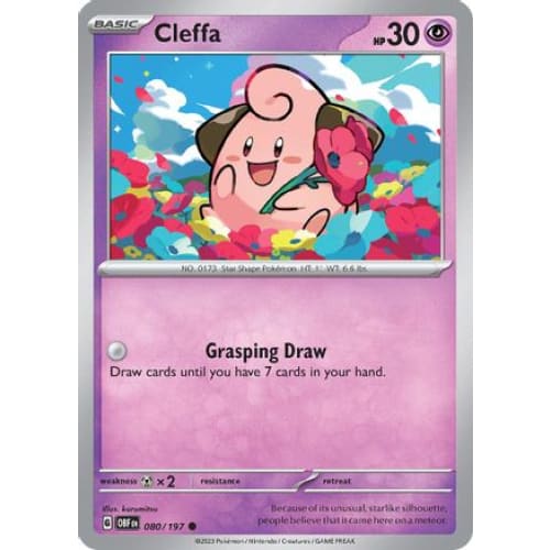 Cleffa (080/197) Common Reverse Holofoil - Single