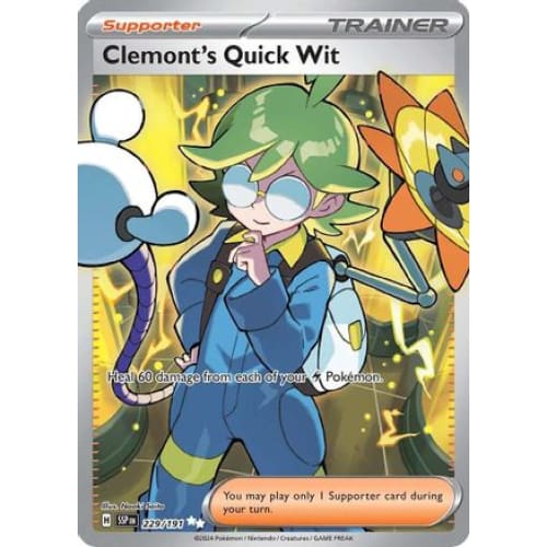 Clemont’s Quick Wit (229) Ultra Rare Holofoil - Single