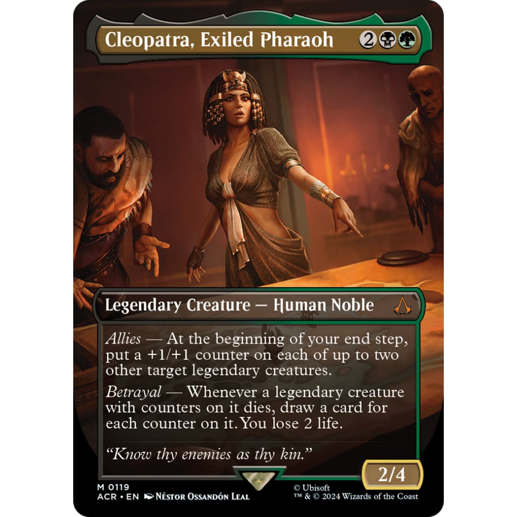 Cleopatra Exiled Pharaoh (ACR-119) (Borderless) Foil