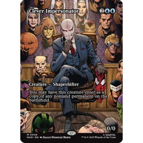 Clever Impersonator (Borderless) (MAR-008) - Single