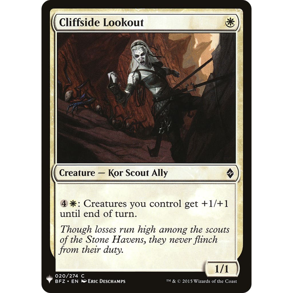 Cliffside Lookout (PLST-BFZ-20) - Single