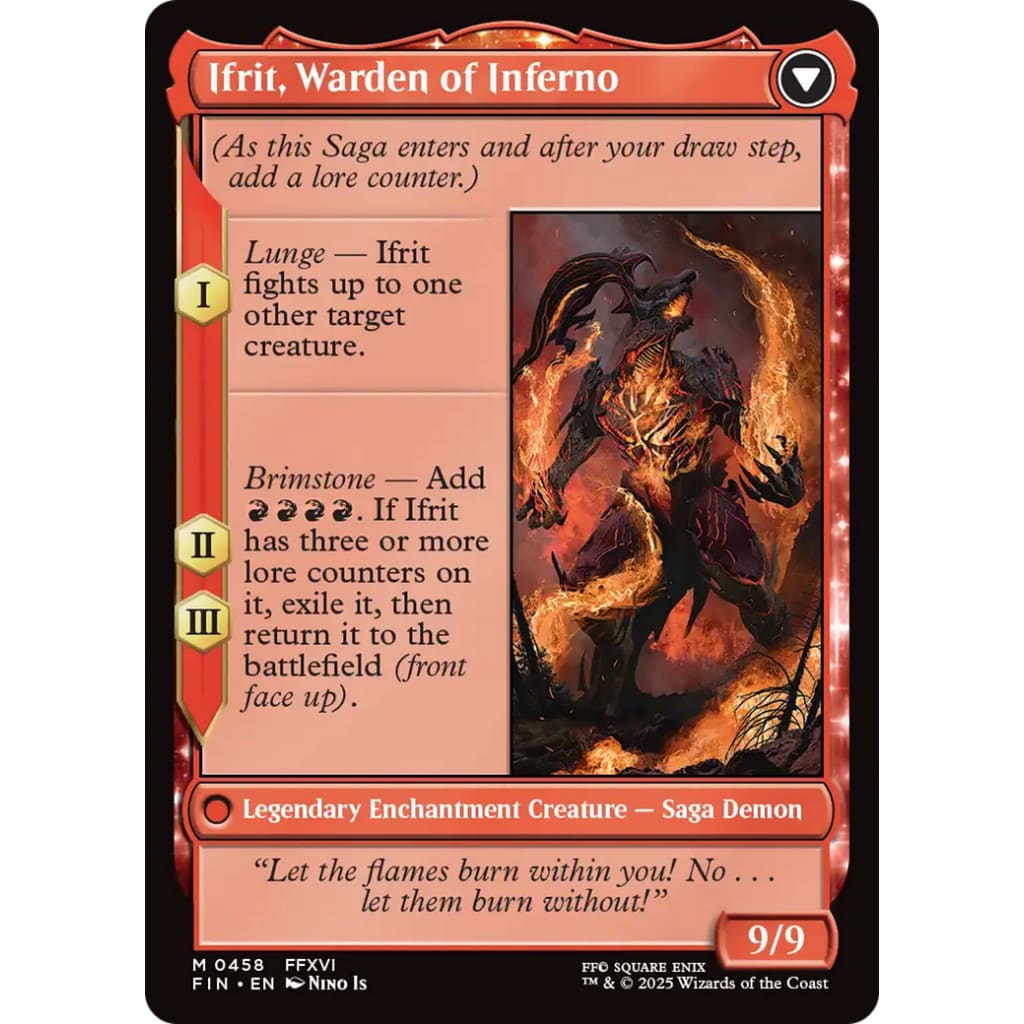 Clive Ifrit’s Dominant (Extended Art) (FIN-458):