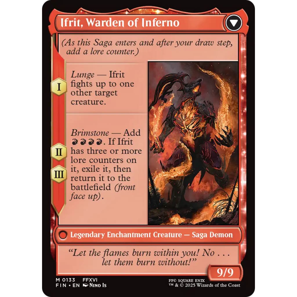 Clive Ifrit’s Dominant (FIN-133): (enchantment) - Single