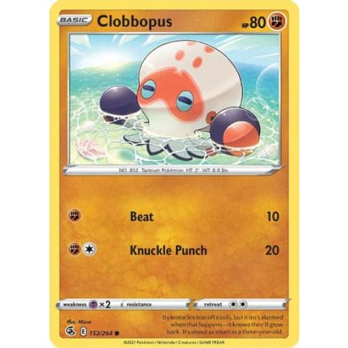 Clobbopus (152/264) Common Reverse Holofoil - Single