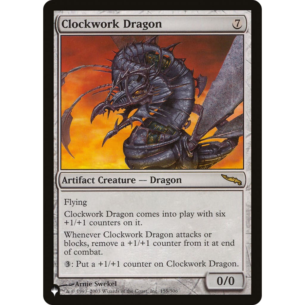 Clockwork Dragon (PLST-MRD-155) - Single
