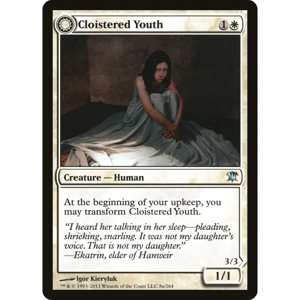 Cloistered Youth // Unholy Fiend (ISD-008): (Double Faced