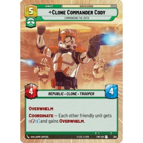 Clone Commander Cody - Commanding the 212th (Hyperspace)