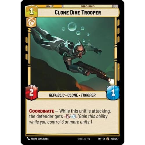 Clone Dive Trooper (205/257) - Single