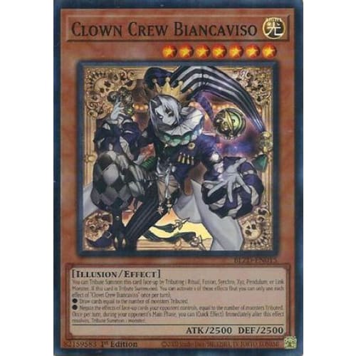 Clown Crew Biancaviso - BLZD-EN015 Super Rare 1st Edition