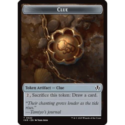 Clue // Eldrazi Horror Double-Sided Token (INR-22 1)