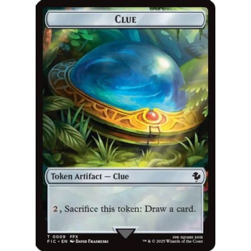 Clue // Treasure Double-Sided Token (FIC-9 23) - Single