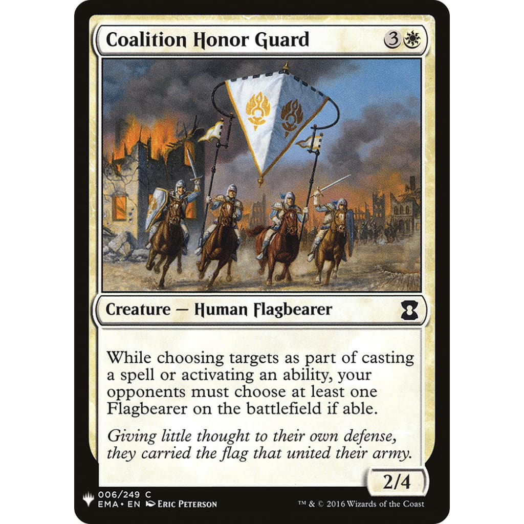 Coalition Honor Guard (PLST-EMA-6) - Single