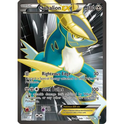 Cobalion-EX (133/135) Ultra Rare Holofoil - Single