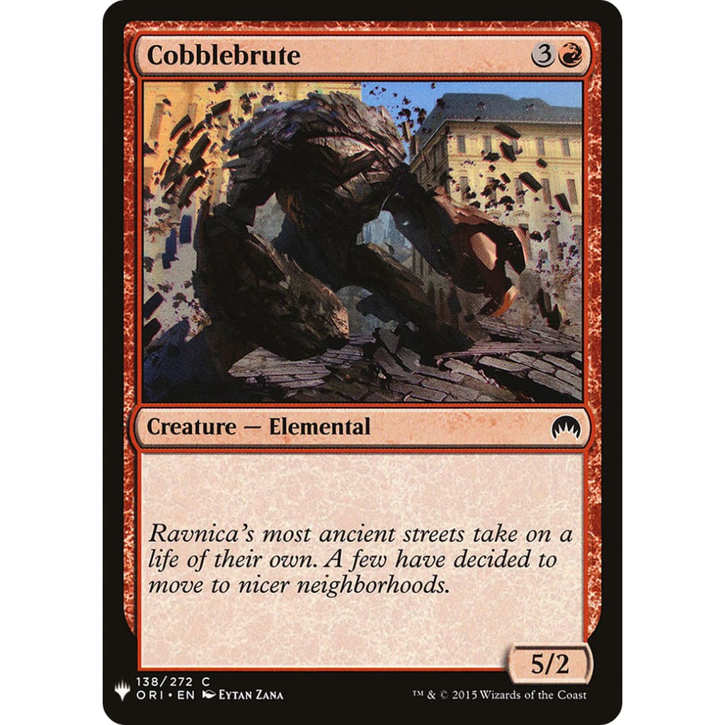 Cobblebrute (PLST-ORI-138) - Single