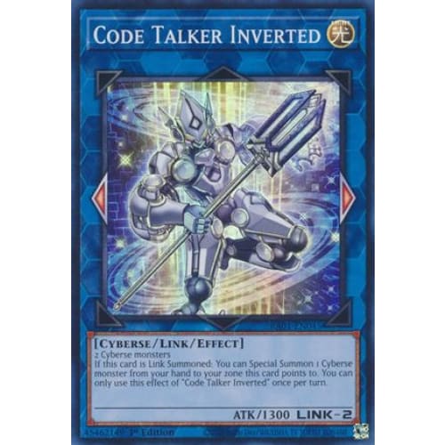 Code Talker Inverted - RA01-EN045 Super Rare 1st Edition