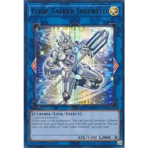 Code Talker Inverted (UR) - RA01-EN045 Ultra Rare 1st