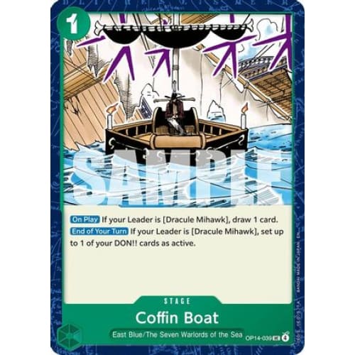 Coffin Boat OP14-039 UC The Azure Sea’s Seven - Single