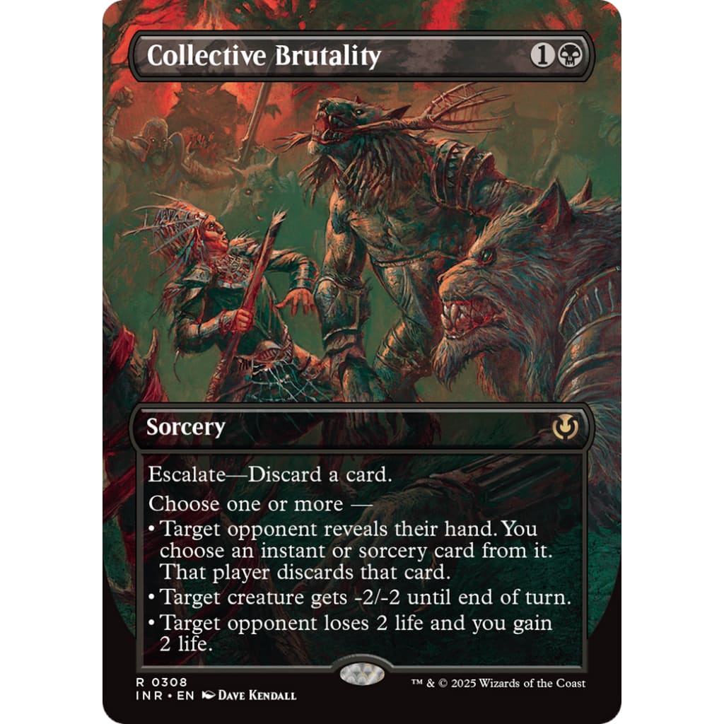 Collective Brutality (Borderless) (INR-308) Foil - Single