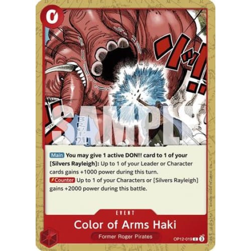Color of Arms Haki OP12-019 C Legacy the Master - Single