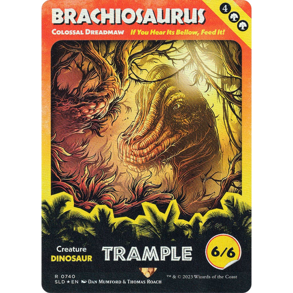 Colossal Dreadmaw / Brachiosaurus (SLD-740) (Borderless)
