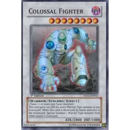 Colossal Fighter (SR) (5DS1-EN043) Super Rare 1st Edition