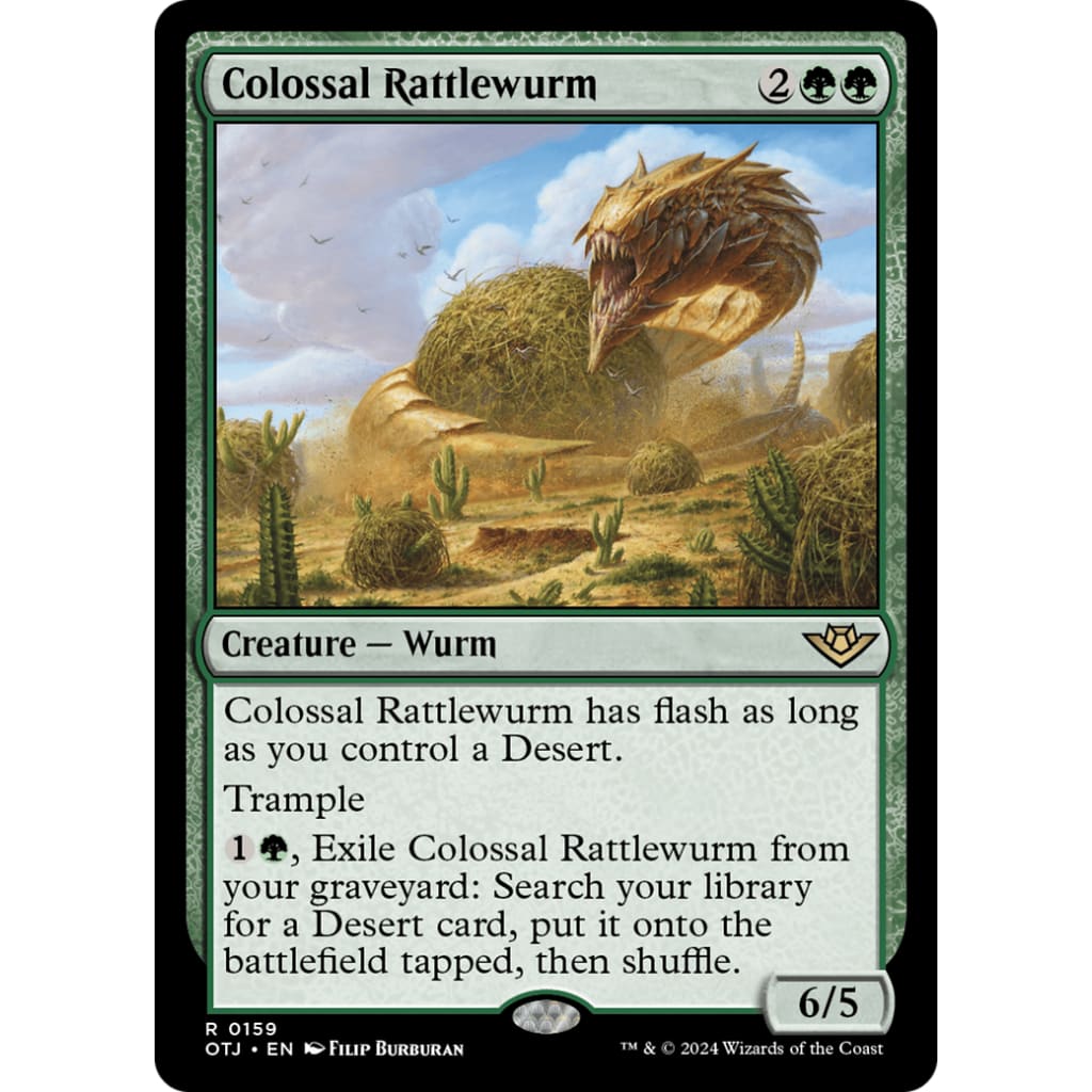 Colossal Rattlewurm (OTJ-159) Foil - Single