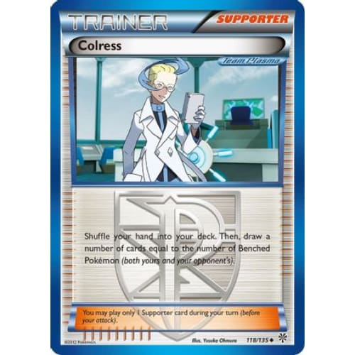 Colress (118/135) Uncommon Reverse Holofoil - Single