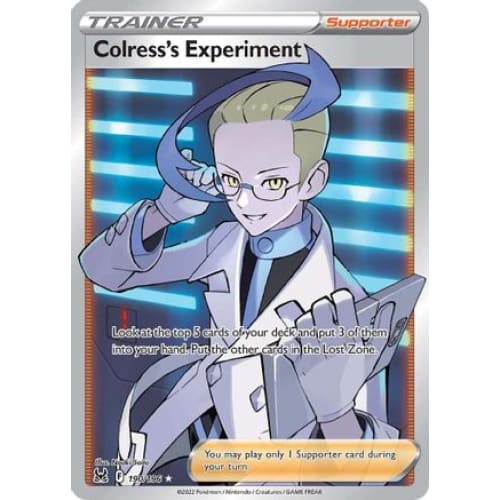 Colress’s Experiment (Full Art) (190) Ultra Rare Holofoil