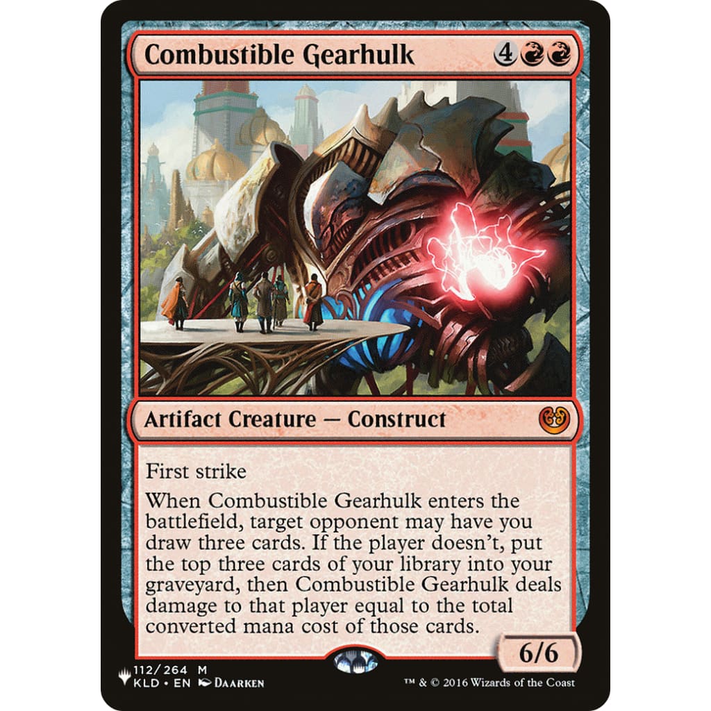 Combustible Gearhulk (PLST-KLD-112) - Single