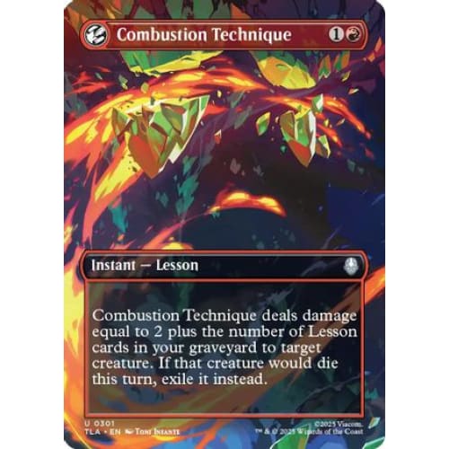 Combustion Technique (Borderless) (TLA-301) Foil - Single