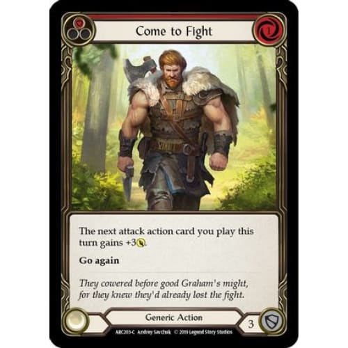 Come to Fight (Red) (ARCANE RISING) 1st Edition Rainbow