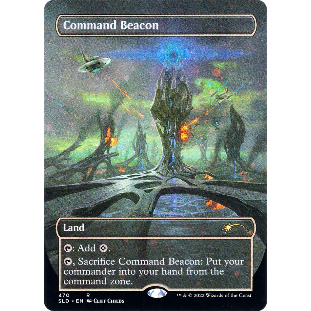 Command Beacon (SLD-470) (Borderless) Foil - Single