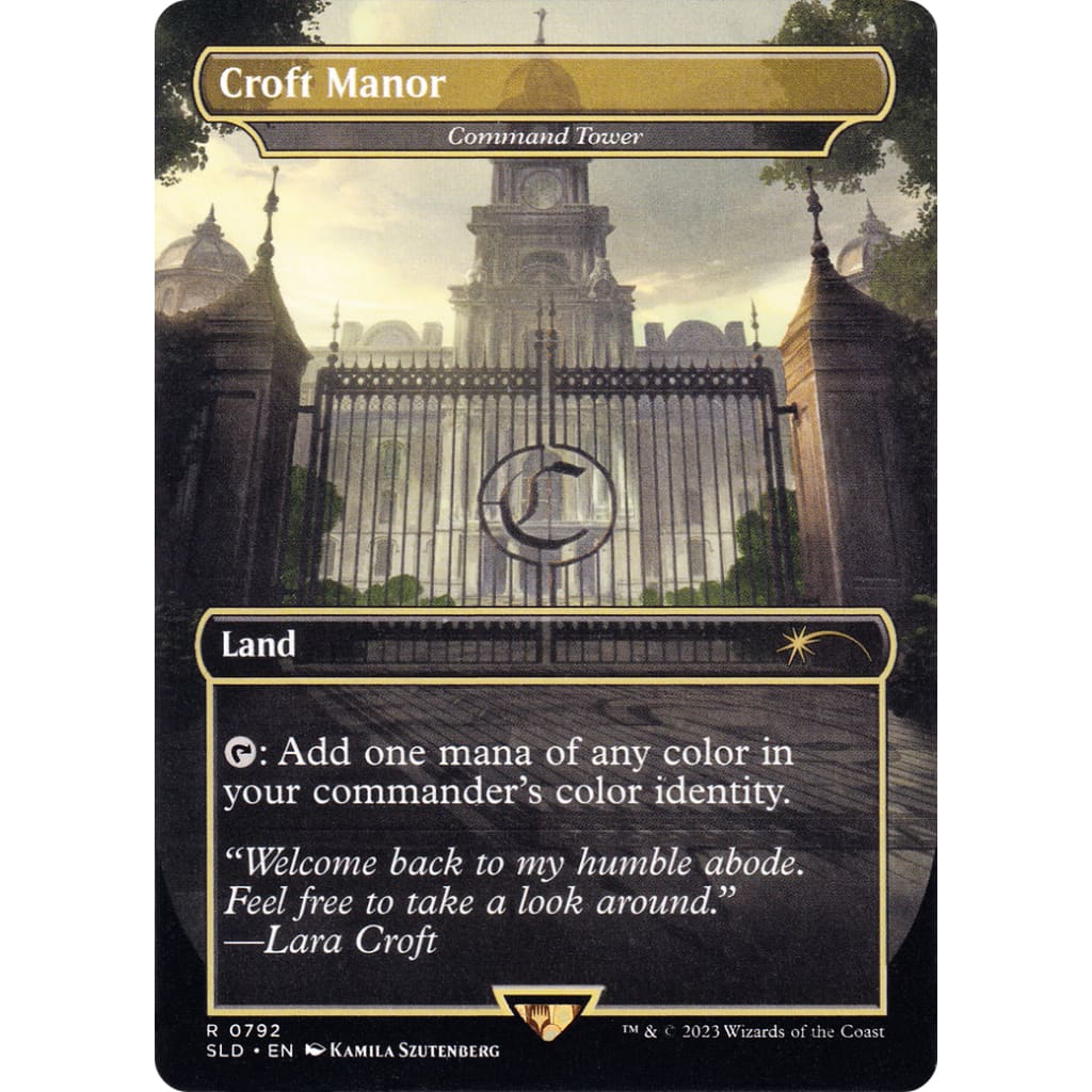 Command Tower / Croft Manor (SLD-792) (Borderless) - Single