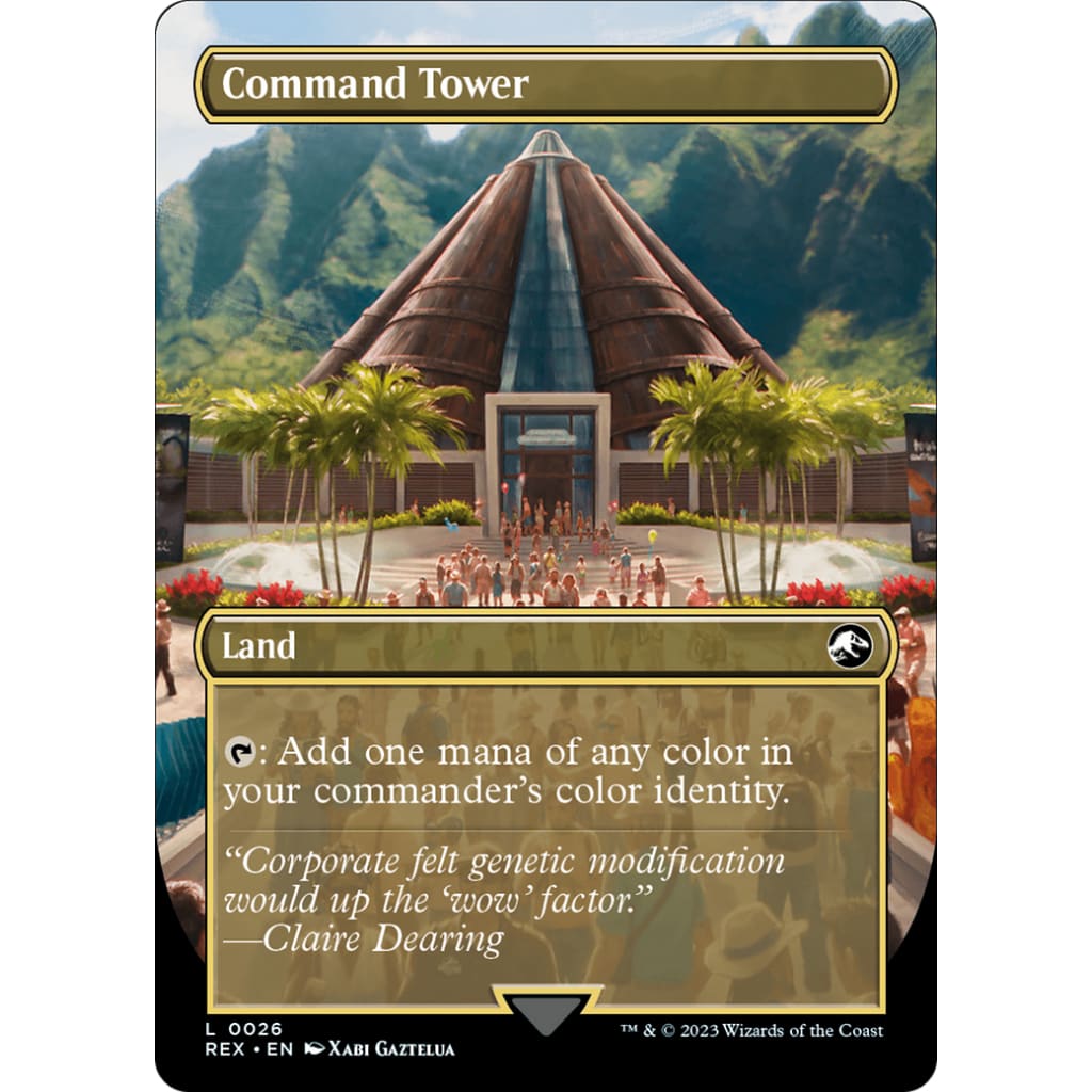 Command Tower // (REX-026) (Borderless) Foil - Single