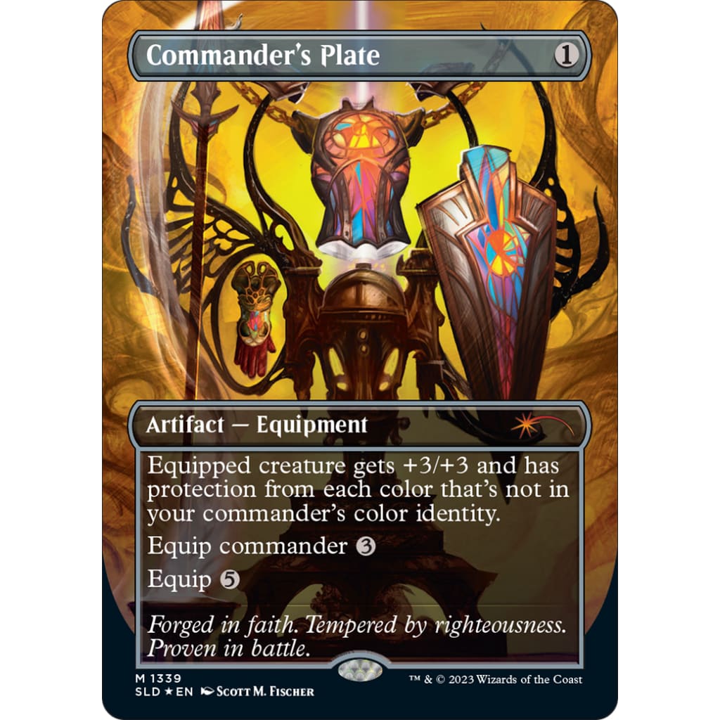 Commander’s Plate (SLD-1339) (Borderless) Foil - Single