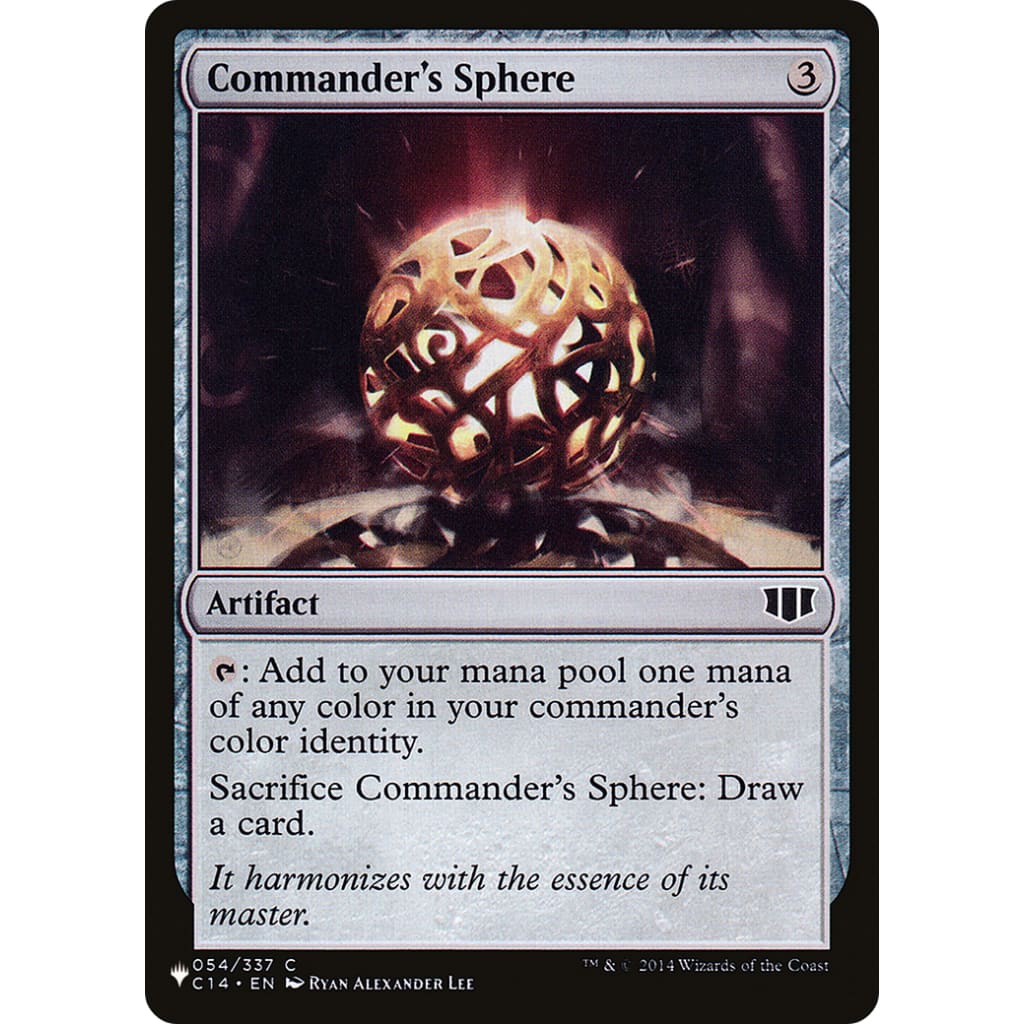 Commander’s Sphere (PLST-C14-54) - Single