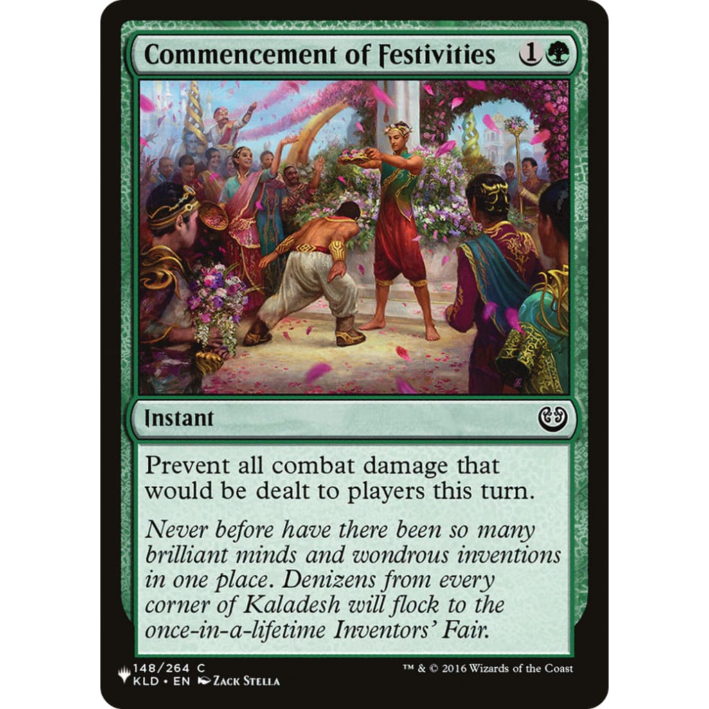 Commencement of Festivities (PLST-KLD-148) - Single