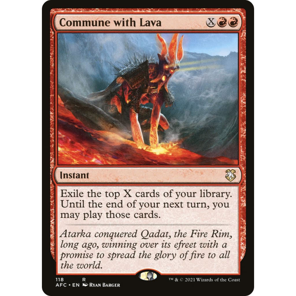 Commune with Lava (AFC-118) - Single
