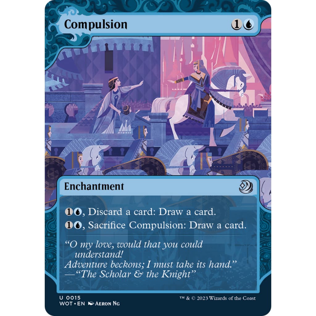 Compulsion (WOT-015): (Showcase) (Borderless) Foil - Single