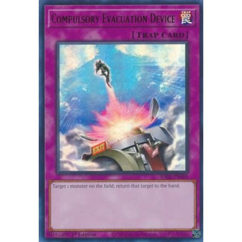 Compulsory Evacuation Device (UR) - RA01-EN069 Ultra Rare