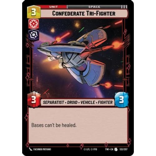 Confederate Tri-Fighter (132/257) - Single