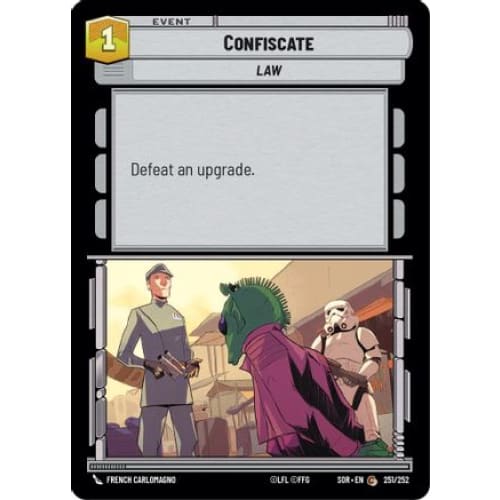 Confiscate (251/252) - Spark of Rebellion Foil - Single